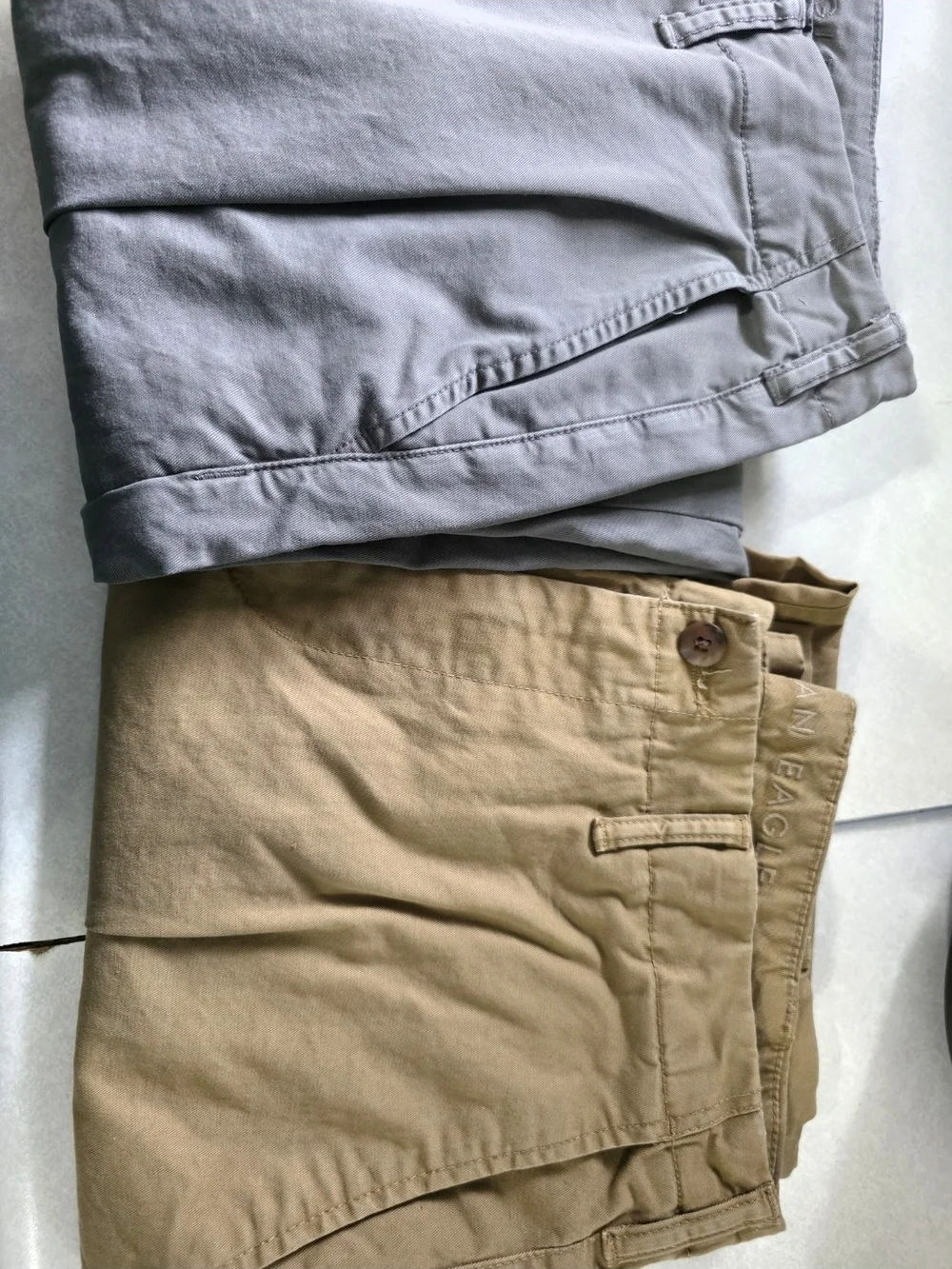 NEW American Eagle Flex - Men's Gray and Khaki Pants 34x34